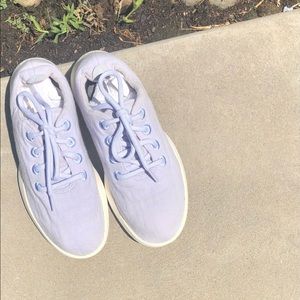 Allbirds pale lavender wool runners